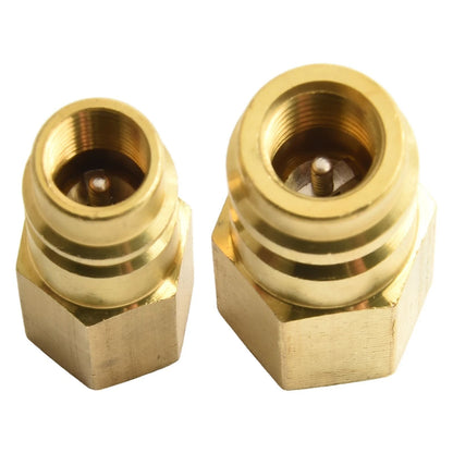 Set of 2 R134A Car Air Conditioner Adapters for Universal Use