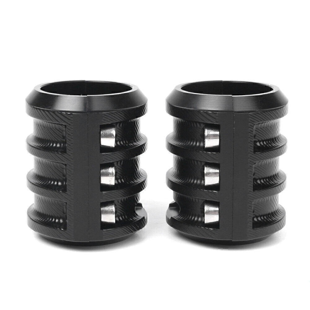 2X Front Fork Tube Shock Boot Slider Cover for BMW R 1200GS Adv (2013–2016)