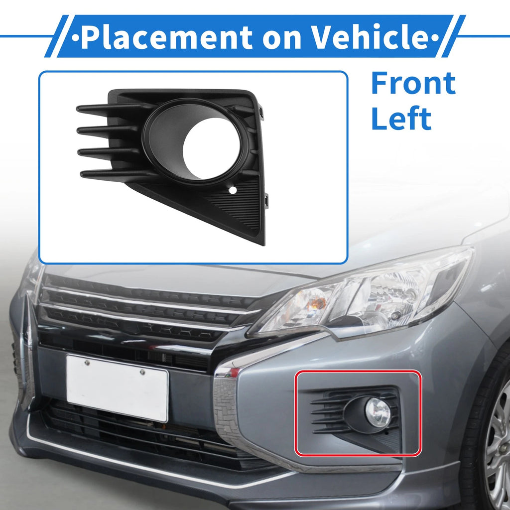 Front Left Fog Light Grill Replacement for Mitsubishi Mirage (2021–2024)