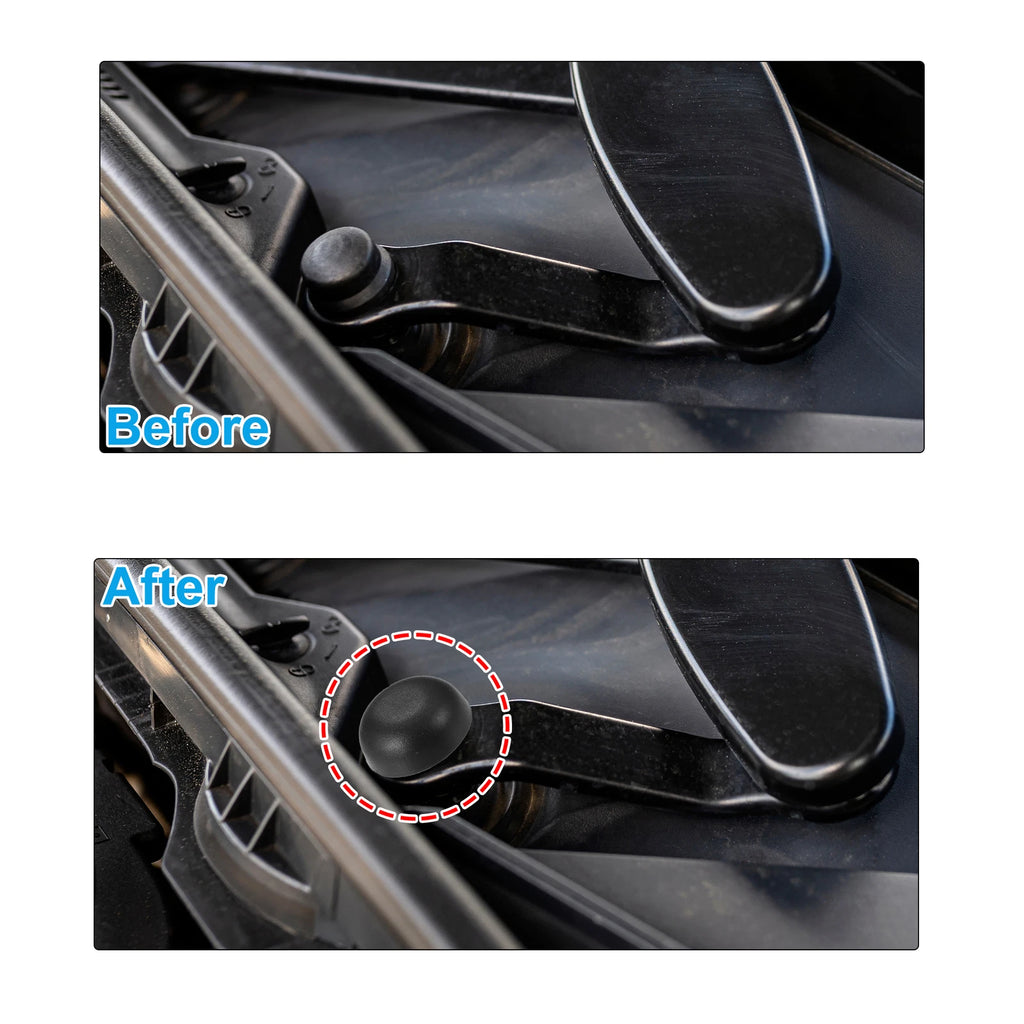 Wiper Arm Nut Cover Cap for Ford Edge (2007–2014) - Black
