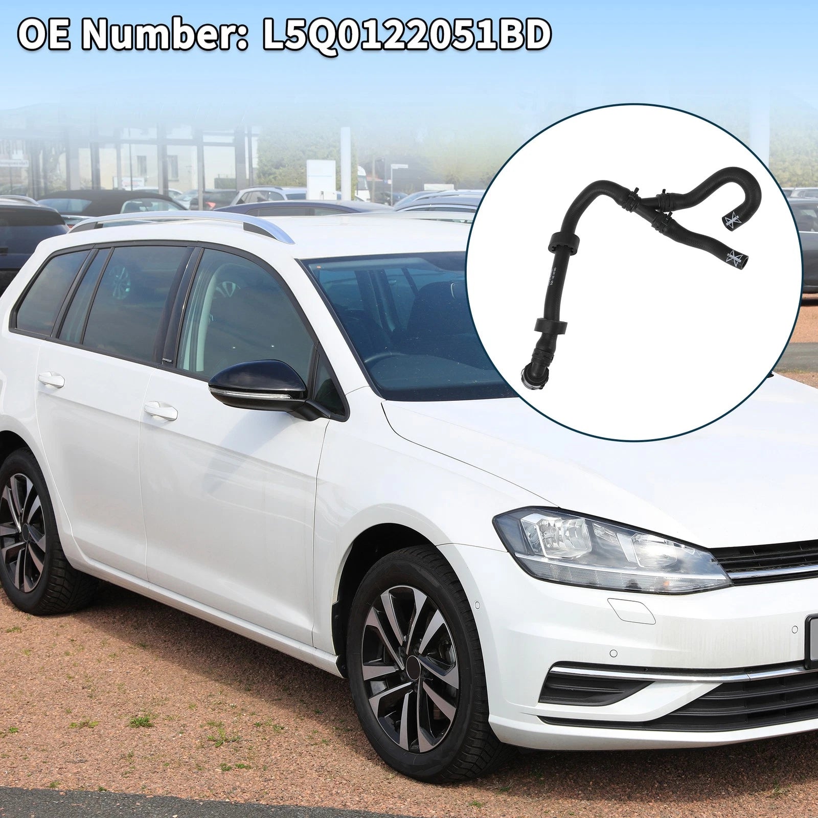 Radiator Hose Sewer Pipe Replacement for Volkswagen Golf 1.4L (2019–2021)