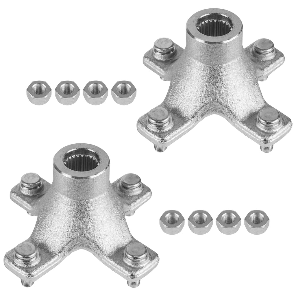 2x Rear Wheel Hub with Lug Nuts Replacement for Honda TRX450ER (2009–2014)