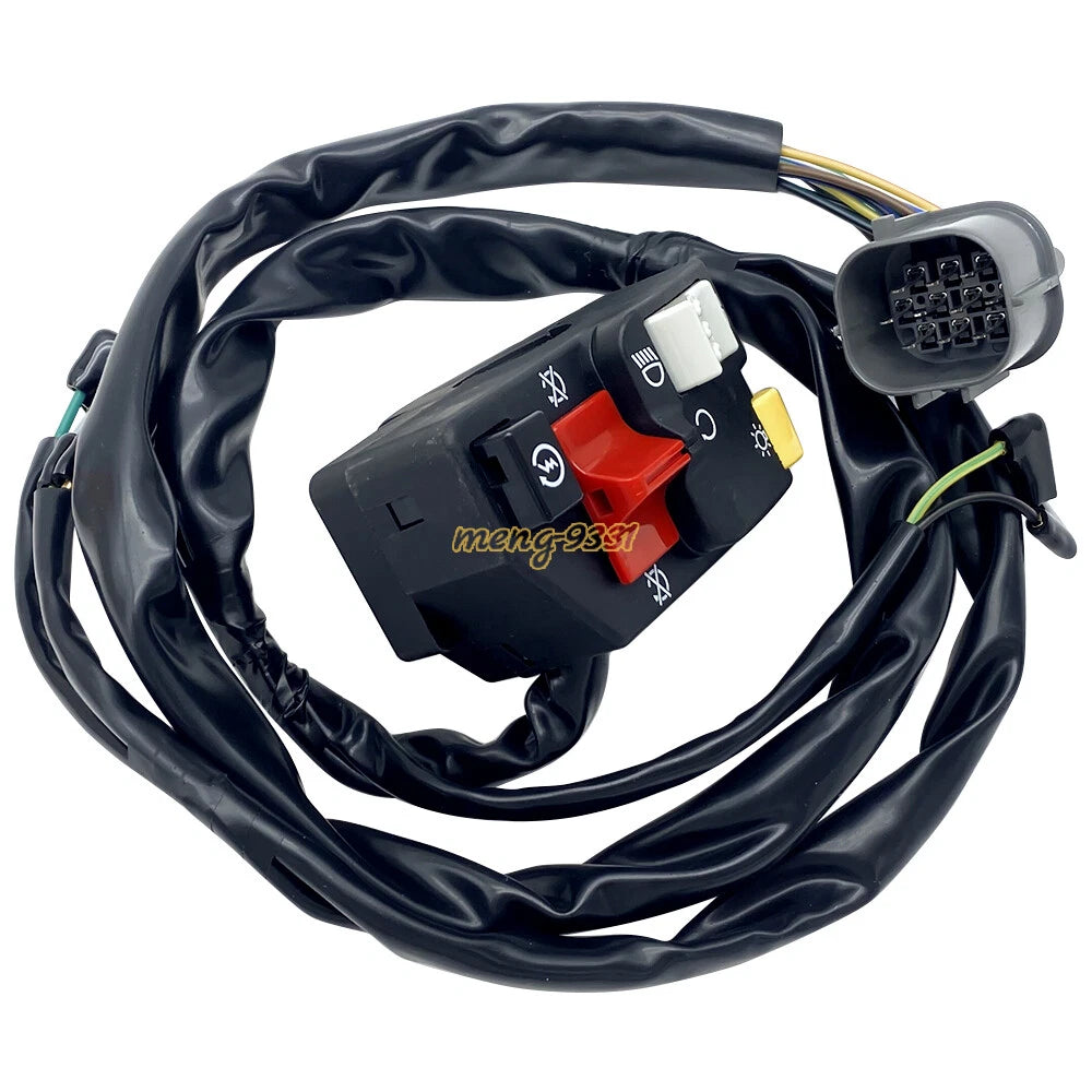 Left Handlebar Switch Start Stop Headlight for Honda TRX420 Rancher (2009–2013)