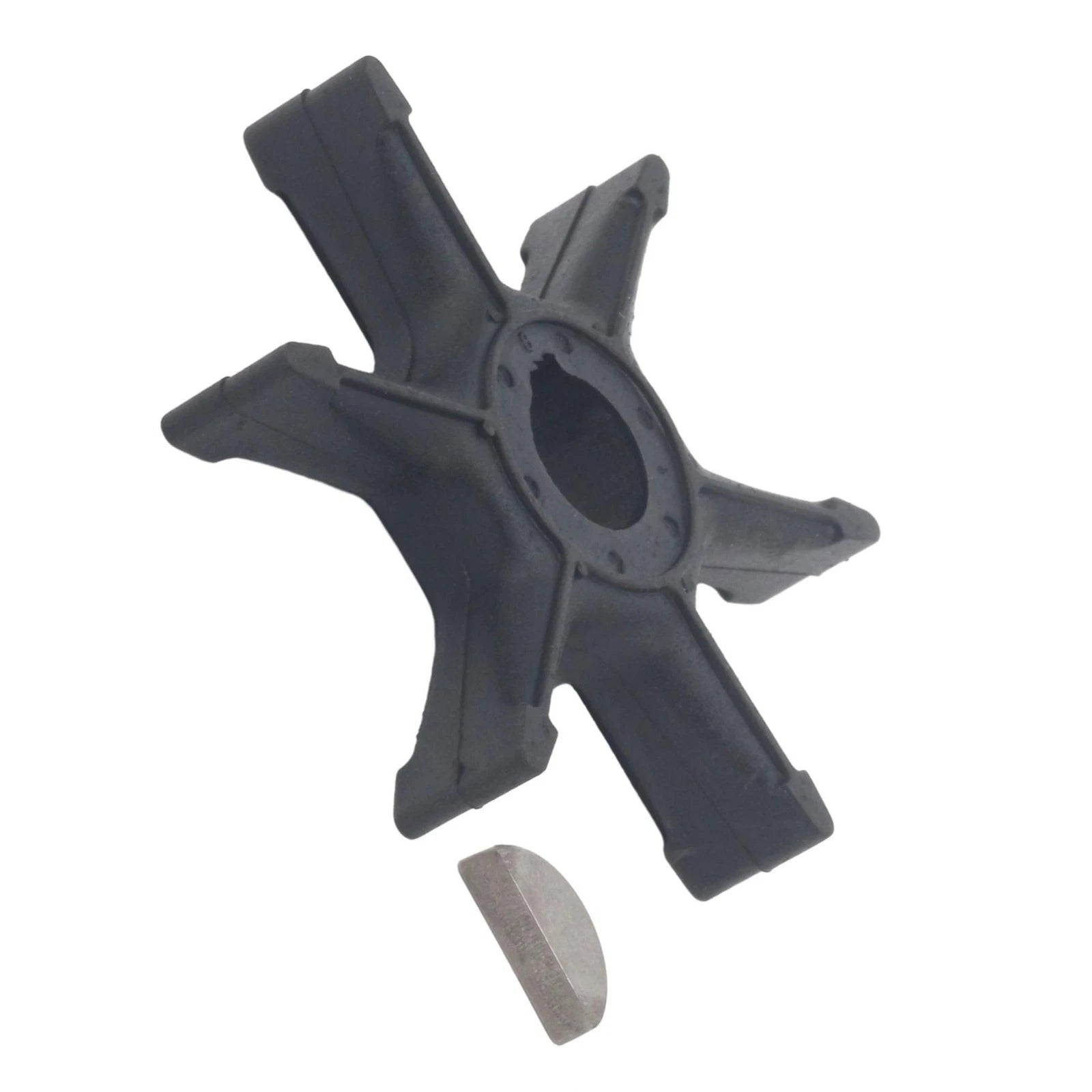 Water Pump Impeller & Key for Yamaha 2-Stroke 20 25 HP Outboard Motor