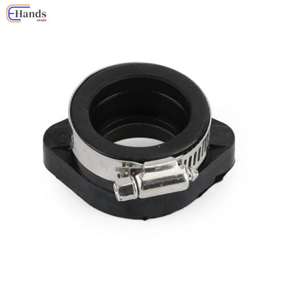 Carburetor Intake Adapter Rubber Mounting Flange for VM24 PE26 28 MM (Fit)