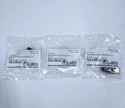 3X HDMI Right Side Coupler V 1.4 M To F for Stellar Labs 24-11023