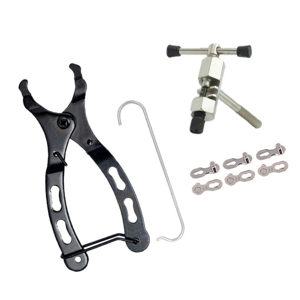 Bicycle Chain Maintenance Kit with Link Plier and 3 Chain Links