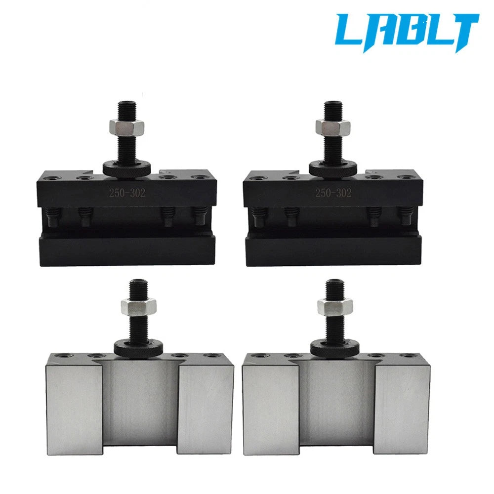 Set of 4 Quick Change Tool Post Holders for LABLT CXA #2 250-302