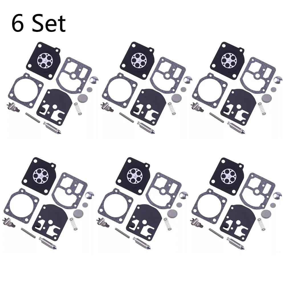 Set of 6 Carburetor Repair Kits for ZAMA RB-11 Stihl 010 011 011AV
