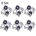 Set of 6 Carburetor Repair Kits for ZAMA RB-11 Stihl 010 011 011AV