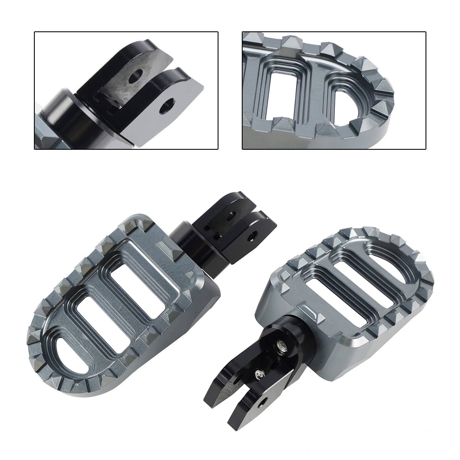 Front Footrests Foot Pegs for Moto Guzzi Stelvio/V100 Mandello/V7 850 (2010–2023)