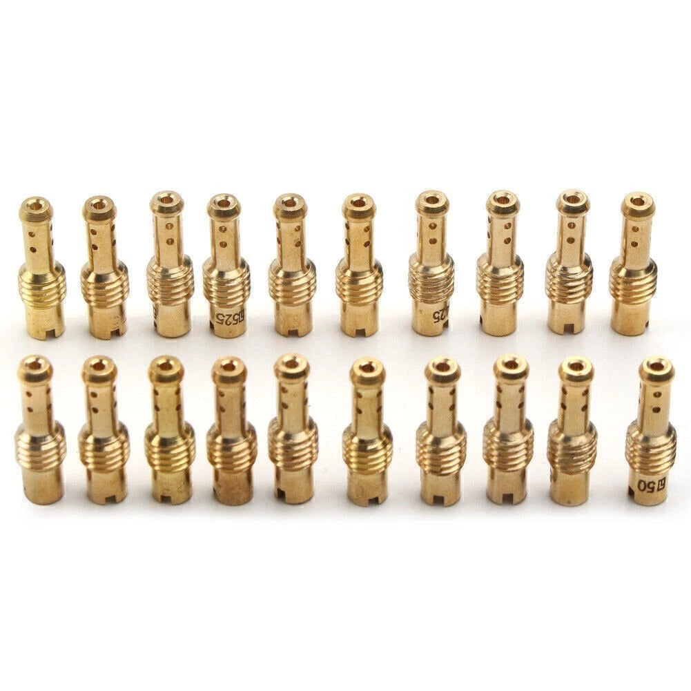20x Auxiliary Nozzle Set 12.5, 15, 17.5, 20-60 for Mikuni VM TM TMX Carburetor