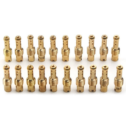 20x Auxiliary Nozzle Set 12.5, 15, 17.5, 20-60 for Mikuni VM TM TMX Carburetor