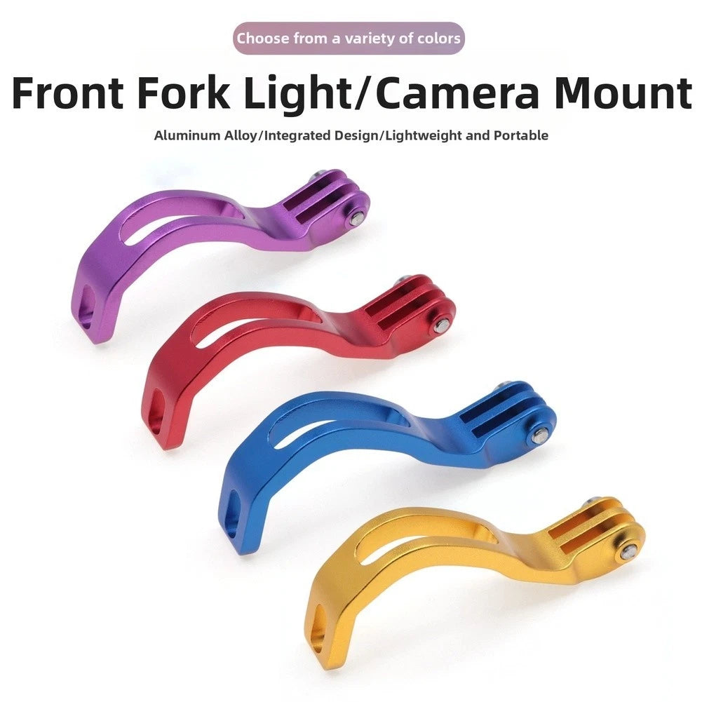 Aluminum Alloy Extension Bracket for Brompton Bike Fork Light & Camera Mount