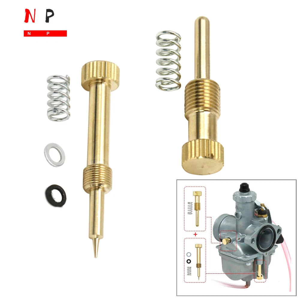 Carburetor Air Fuel Mixture & Idle Speed Adjustment Screw for Mikuni VM22