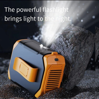 USB Rechargeable Portable Waist Fan with 5 Wind Speeds