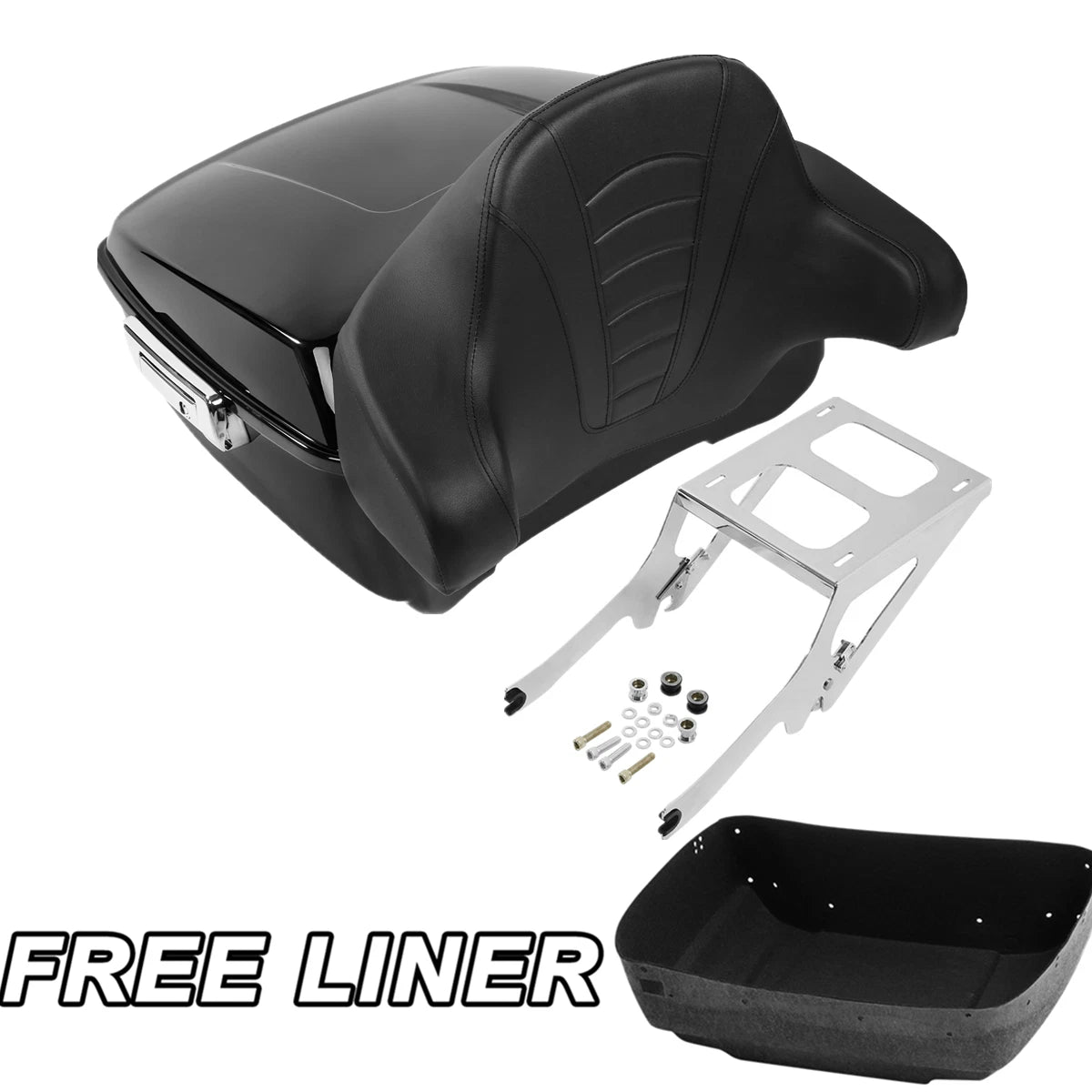 Trunk Mount Rack Backrest Pad for Harley Heritage Classic (2018–2021)