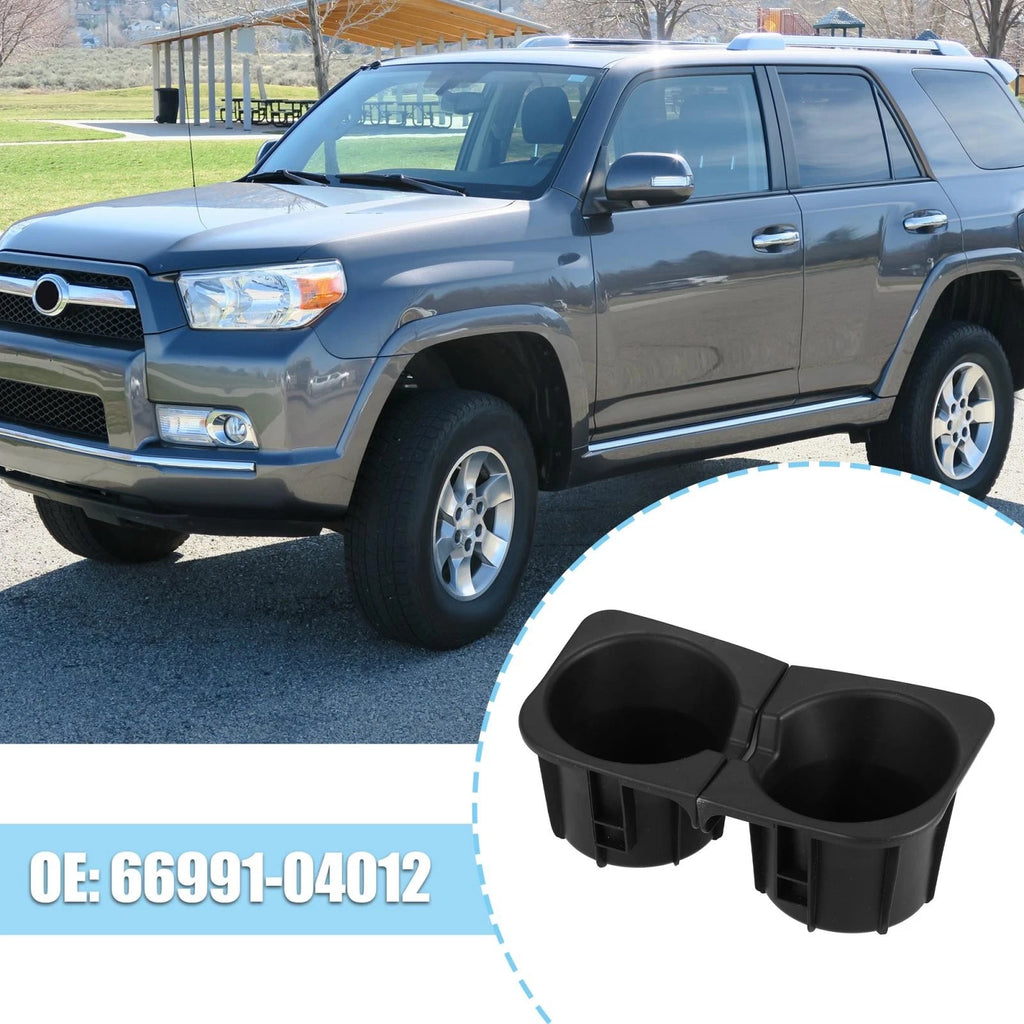 Central Console Cup Holder Insert Set Replacement for Toyota Tacoma (2005–2017)