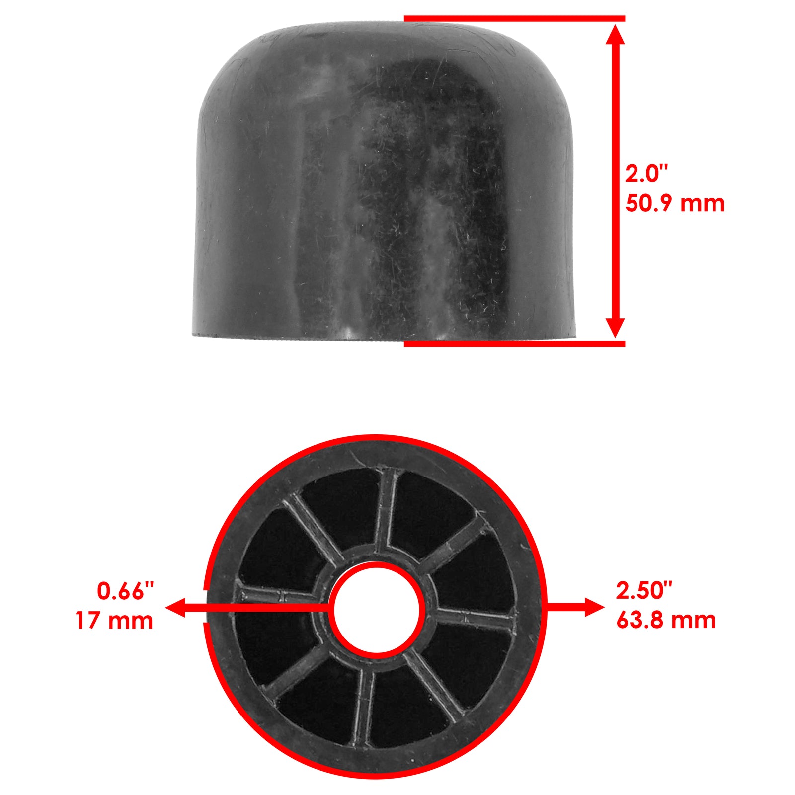 Mower Wheel Roller Replacement for Simplicity 40 Inch (1693585) (2000–2000)