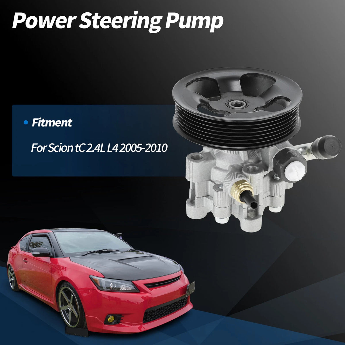 Power Steering Pump with Pulley No.4431020870 for Scion tC (2005–2010)