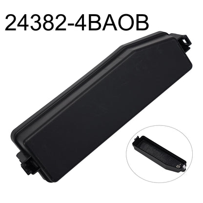 Fuse Box Cover for Nissan (1pc, 24382-4BA0B, ABS Black)