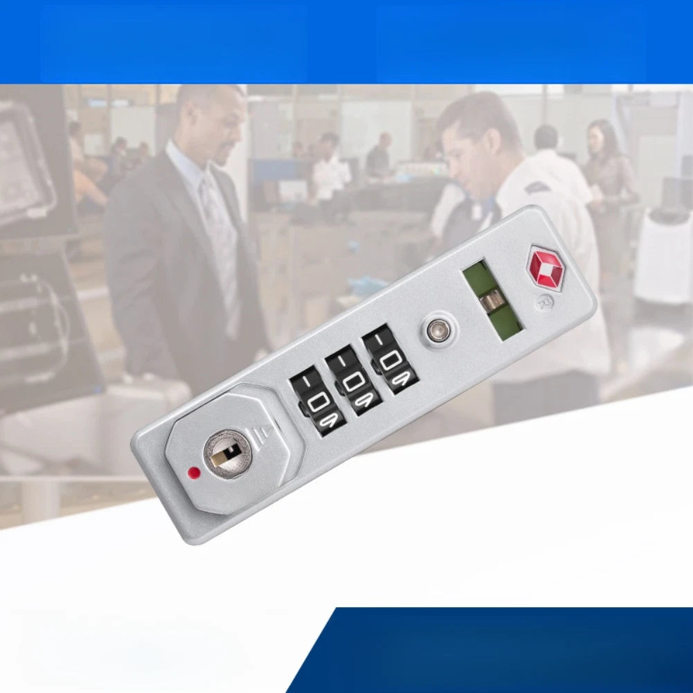 Customs Combination Lock for Luggage and Toolboxes (Adjustable Code)