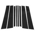 8 Pcs Door Window Trim Pillars Replacement for BMW X5 (2019–2023) Black