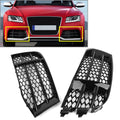 Open Mesh Honeycomb Front Bumper Fog Light Grille for Audi RS5 (2013–2016)
