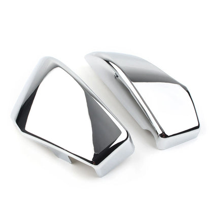 Set of 2 Motor Side Battery Covers for Honda VTX1800 R/S/N/F/T (2002–2008) Chrome