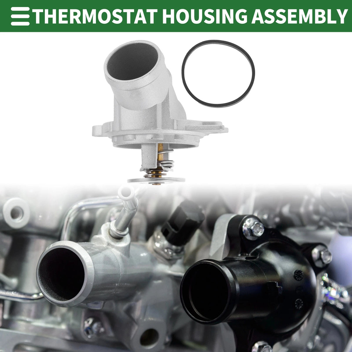 Engine Coolant Thermostat Housing Assembly OEM for Mercedes C240 E320 E500 (2001–2006)