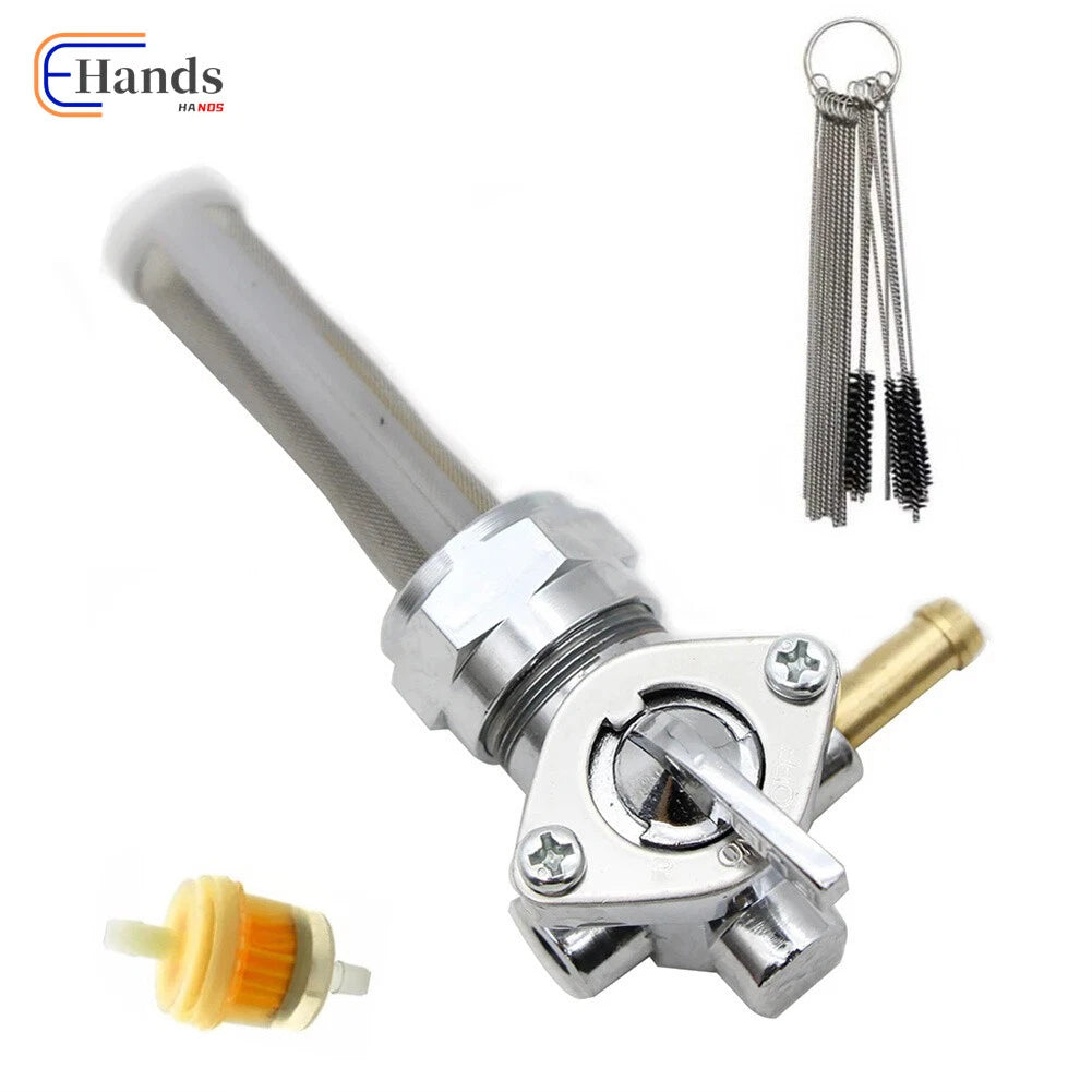 Right Spigot Petcock Fuel Valve for Harley Davidson (22MM, 62167-81, 62163-75)