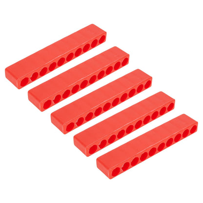 Set of 5 Hand Tools Organizer Bit Holder for Screwdriver Bits - 10 Holes