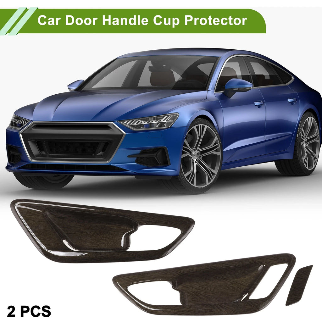 Car Door Handle Cup Protector for Toyota Alphard Vellfire 40 Series Brown (2020–2023)