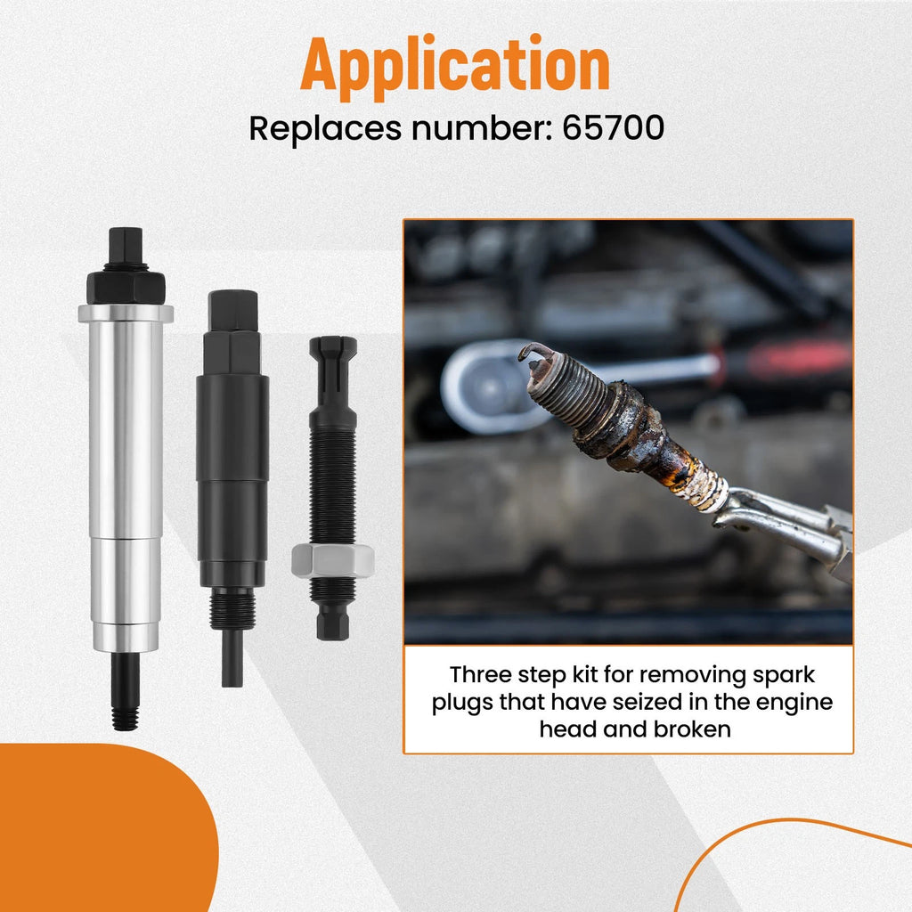 8x Spark Plug Remover Kit for Ford Triton 3V (2004–2010) 65700