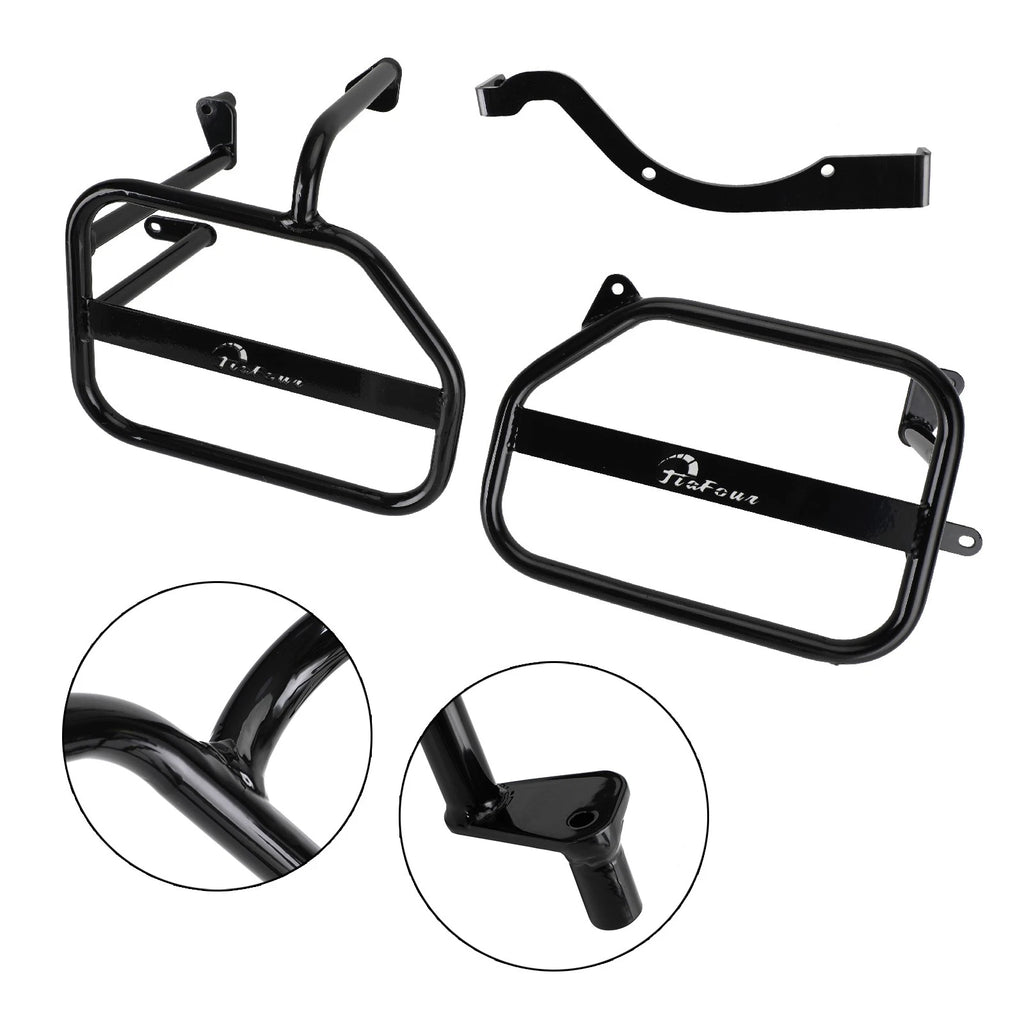 Side Saddle Bag Mounting Bracket for Honda CT125 (2020–2023) Black