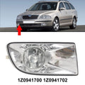 Fog Light Cover ABS+PC Construction Bulb Not Included Easy Installation