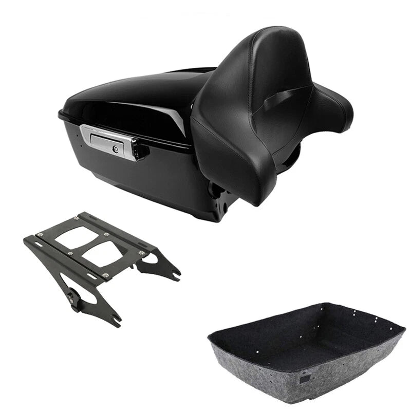 Trunk Backrest Pad Mount for Harley Touring CVO Road Glide (2014–2026)