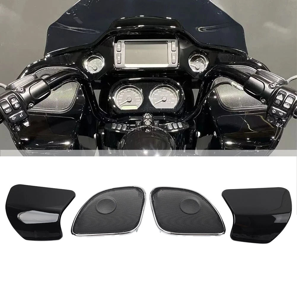 Front Speaker Covers + Inner Glove Covers for Harley Road Glide FLTRX (2015–2023)