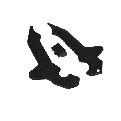 Black Motorcycle Frame Guards for Honda CRF300L/Rally (2021–2022)