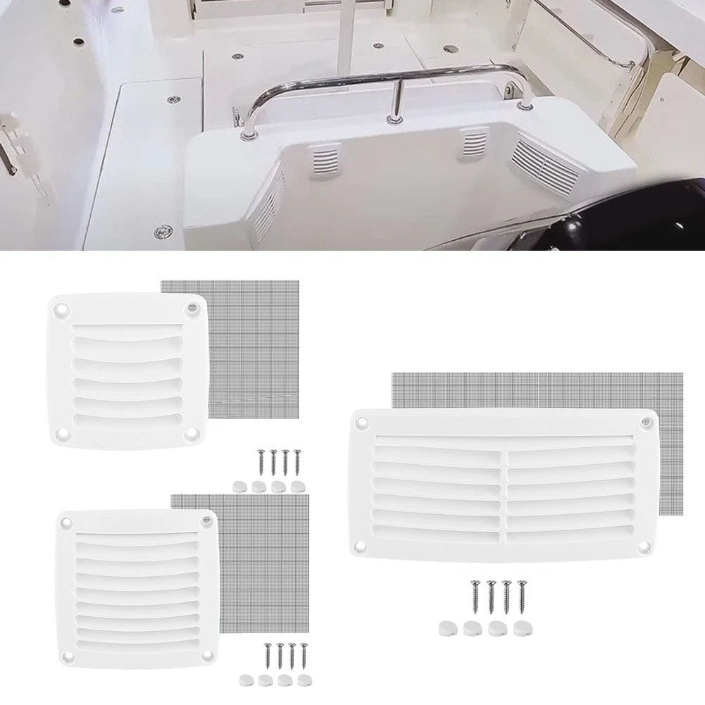 Louvered Square Air Vent for RV Boat