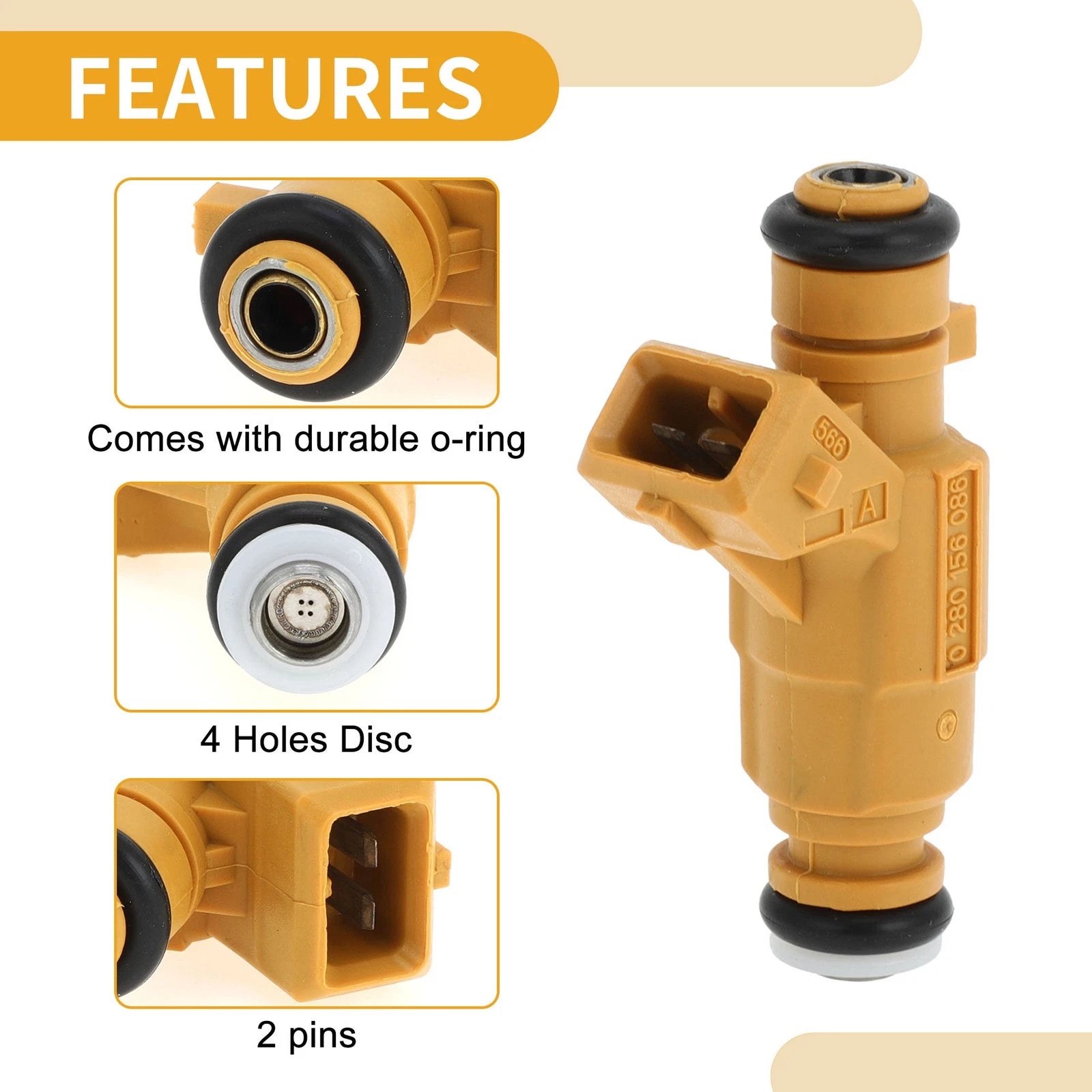 Fuel Injector Replacement for Chevrolet Corsa 1.0L (1997–2002) 1 Piece
