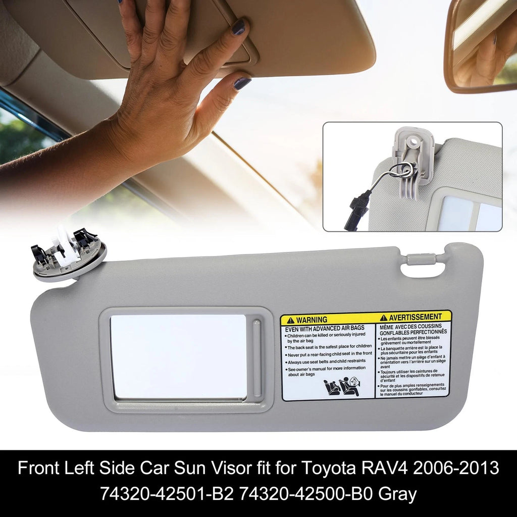 Front Left Sun Visor Replacement for Toyota RAV4 (2006–2012)