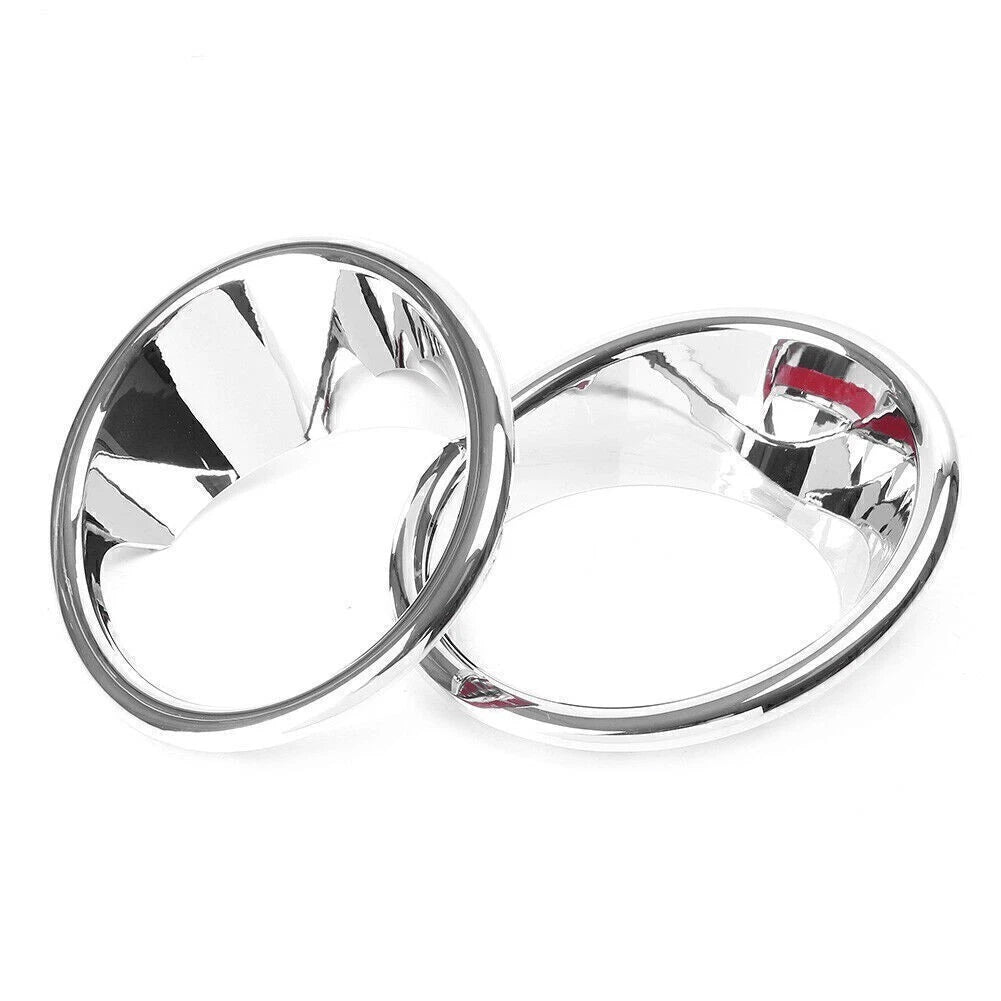 2X Chrome Front Fog Light Lamp Cover Trim for BMW X5 (2014–2018)