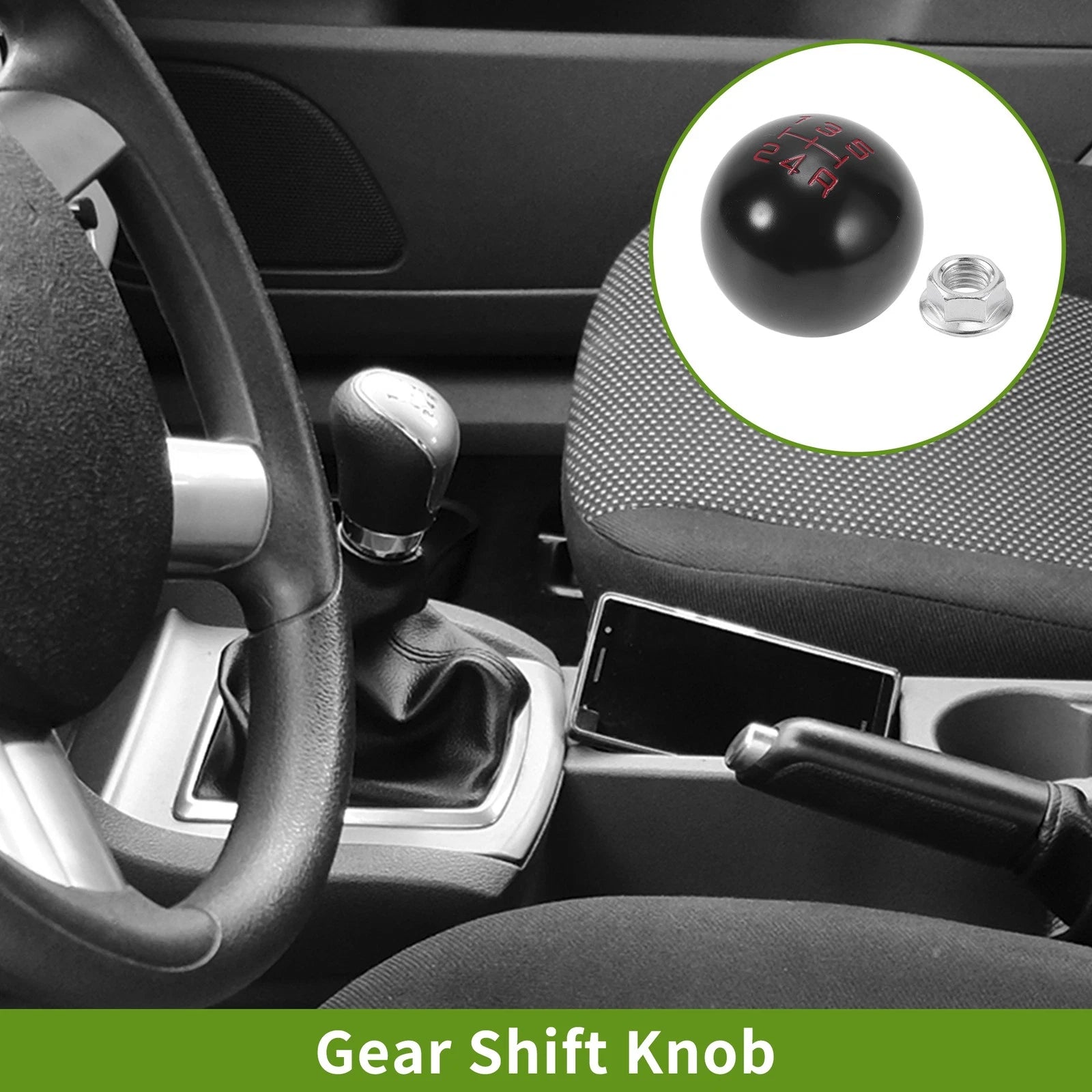 5 Speed Manual Gear Shift Knob Replacement for Honda Accord (1990–1997)