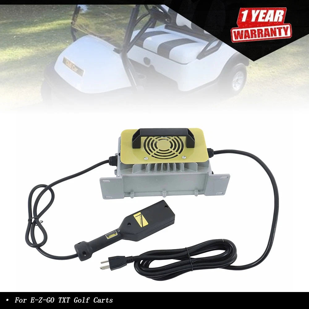 18A Battery Charger for E-Z-GO TXT Golf Carts (36V, IP67 Waterproof, D-Type Plug)