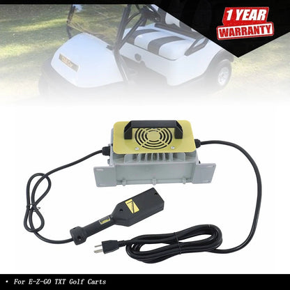 18A Battery Charger for E-Z-GO TXT Golf Carts (36V, IP67 Waterproof, D-Type Plug)