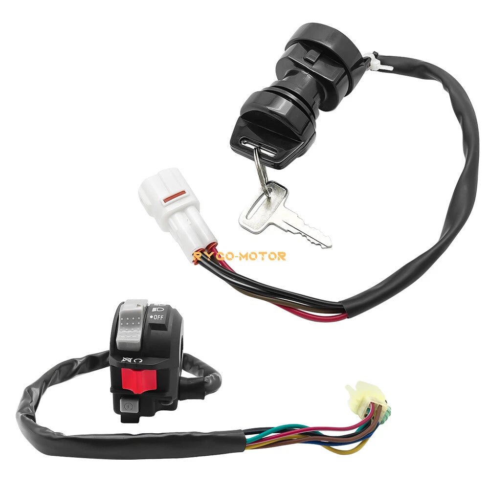 Start Stop Switch & Ignition Key Switch for Yamaha Wolverine 350 (1995–2001)