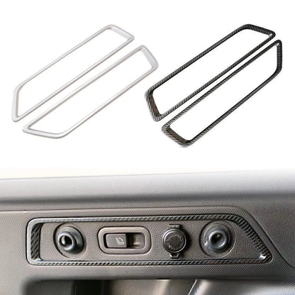 1pc Rear Switch Button Cover Trim Accessories For Subaru Forester SK 2019 2020
