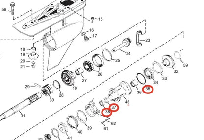 Prop Shaft Seal Kit for Mercruiser Alpha One Gen II & R/MR Sterndrive (N/A)