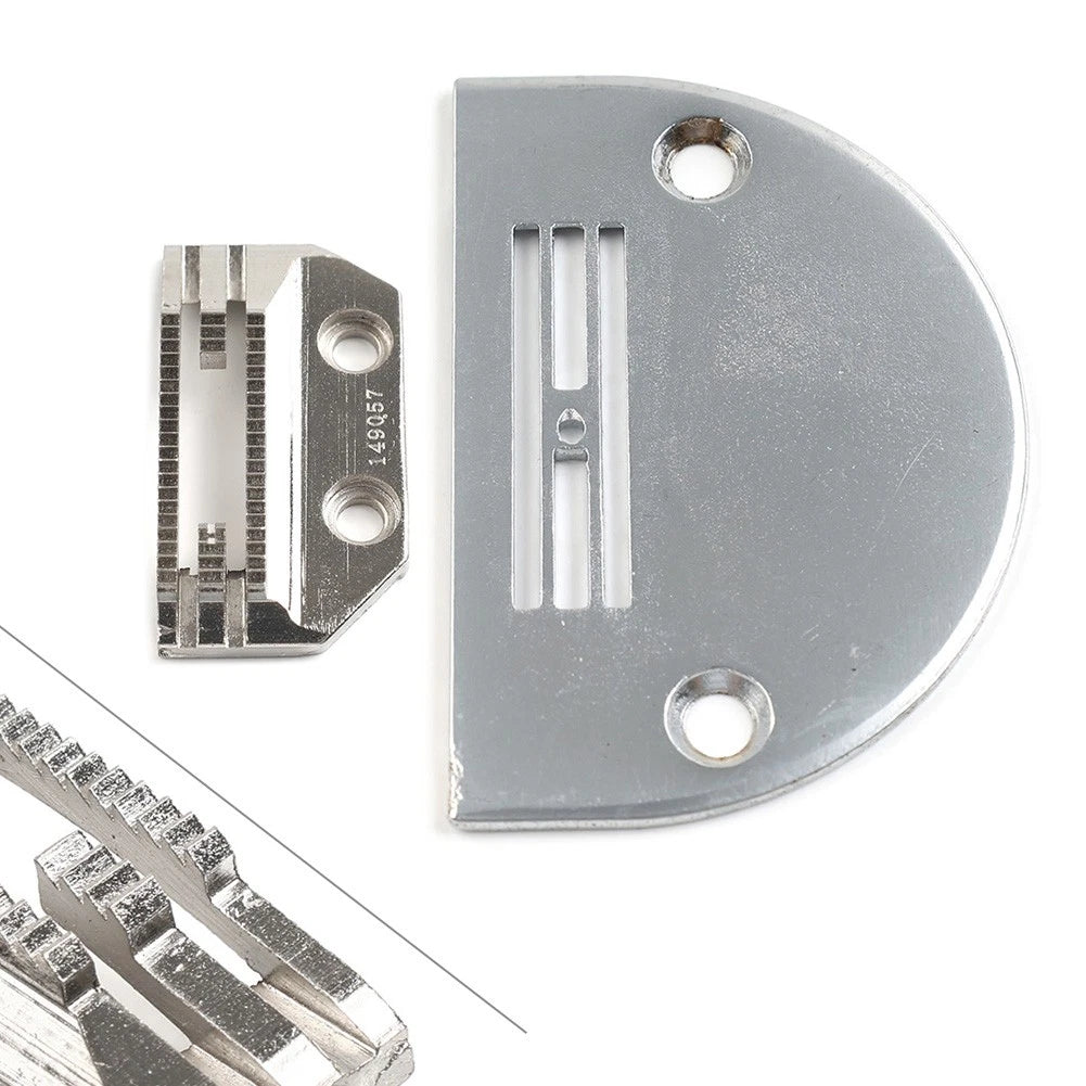 Needle Plate 147150 & Feed Dog 149057 For Industrial Single Needle Machines